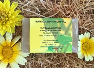 Handmade natural soap aloe vera & olive oil