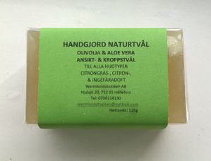 Handmade natural soap aloe vera & olive oil